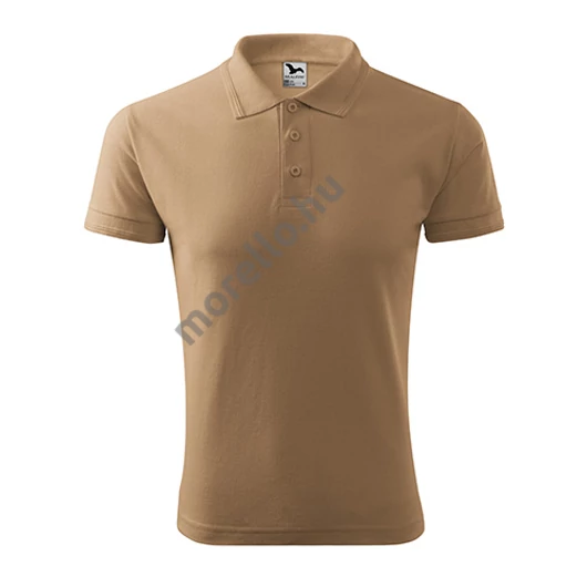Pique Polo galléros póló férfi homok 2XL
