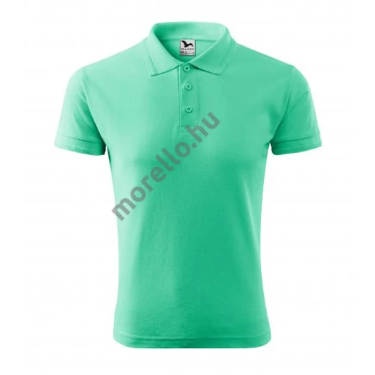 Pique Polo galléros póló férfi menta S