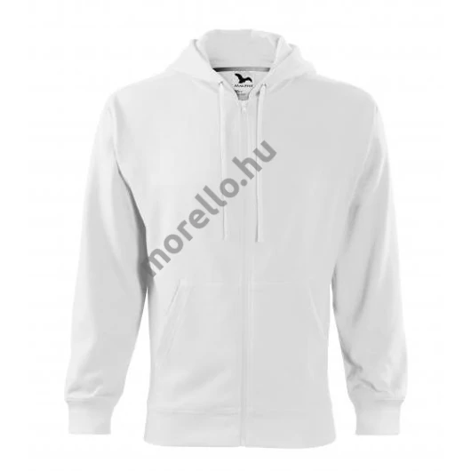 Trendy Zipper felső férfi fehér 3XL
