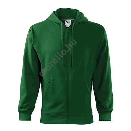 Trendy Zipper felső férfi üvegzöld M