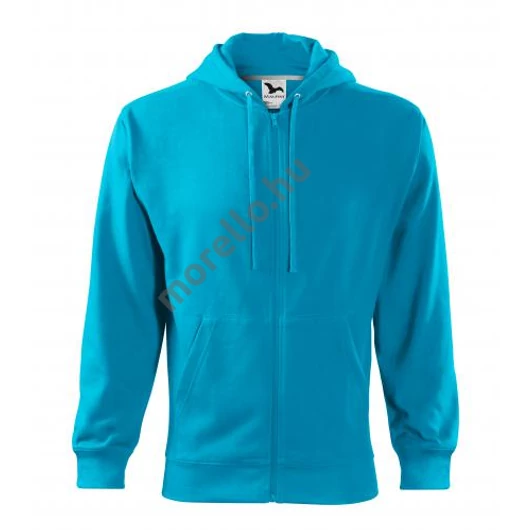 Trendy Zipper felső férfi türkiz S