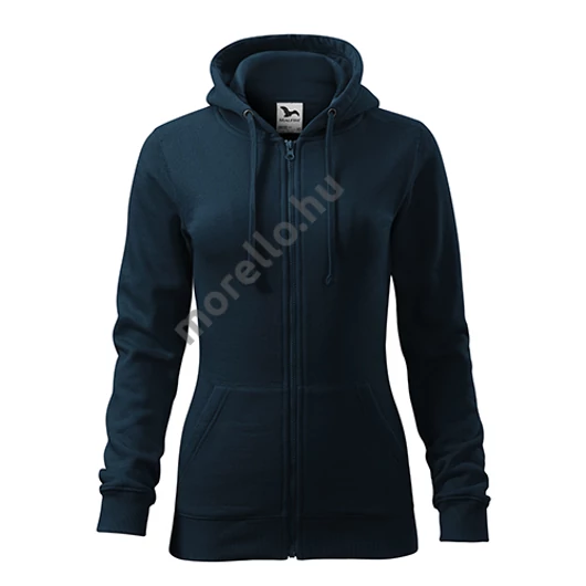 Trendy Zipper felső női tengerészkék XS