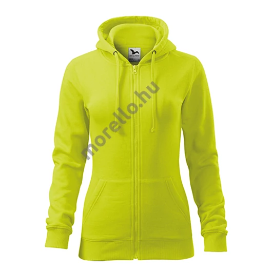 Trendy Zipper felső női lime XS
