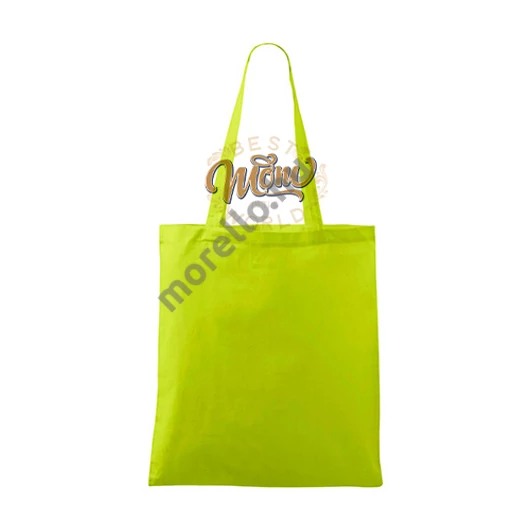 Anya a legjobb bevásárlótáska unisex lime uni