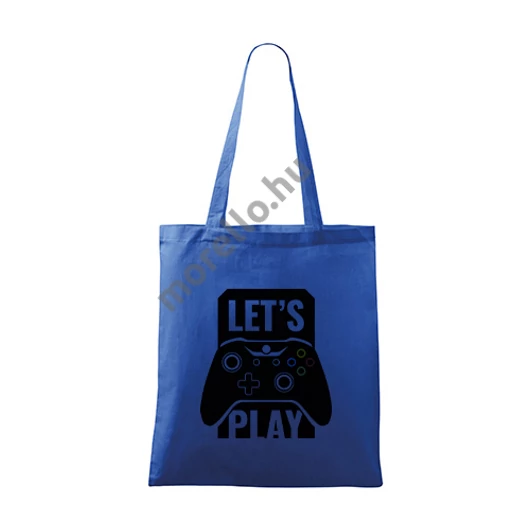 Lets play bevásárlótáska unisex királykék uni