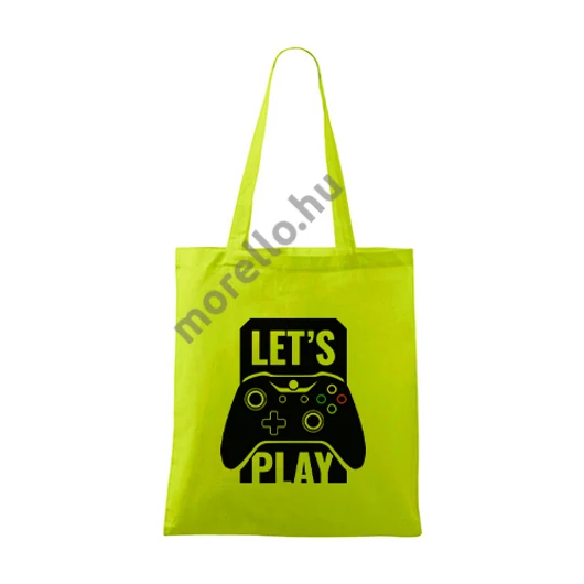 Lets play bevásárlótáska unisex lime uni
