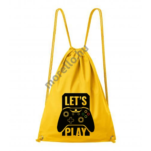 Lets play hátizsák unisex sárga uni