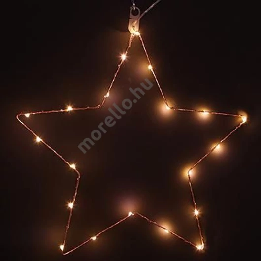 XMAS DEKOR CSILLAG 20L*