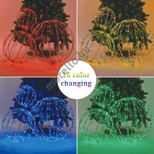 XMAS GÖMBÖK 3db SZÍNES*