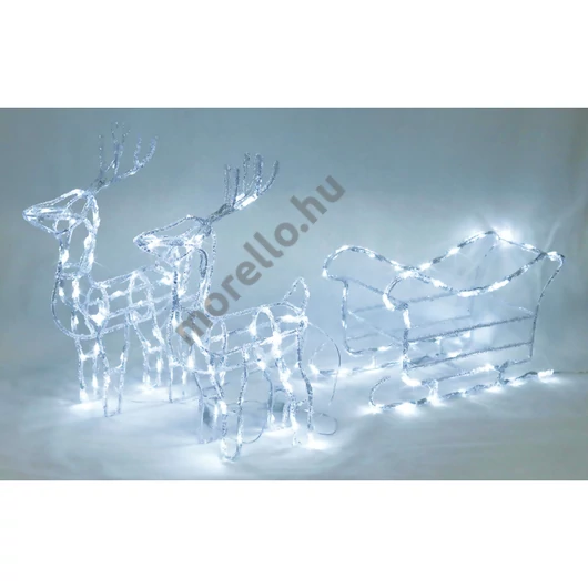 XMAS SZARVASOK SZÁNKÓVAL 120LED*