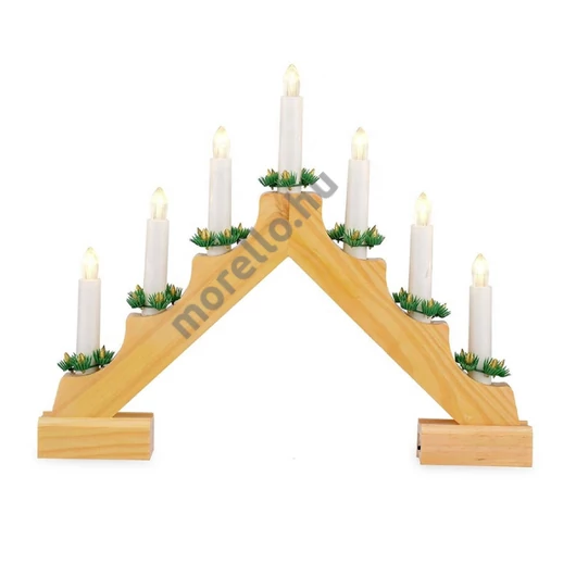XMAS PIRAMIS 7LED MELEG FH FA SZÍNU*