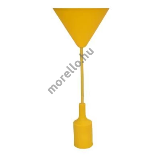 FÜGGESZTÉK E27 TEXIL SÁRGA