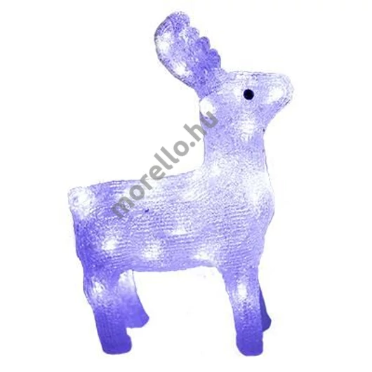 XMAS AKRIL 40LED SZARVAS*