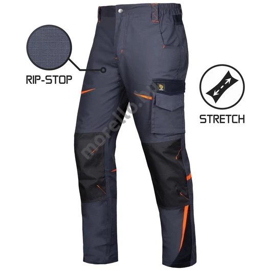 TITANFIT RIP-STOP STRETCH SZÜRKE MUNKÁSNADRÁG 46