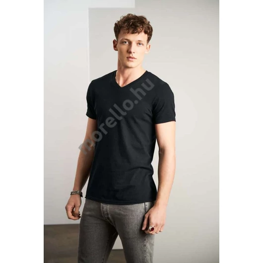 FELNŐTT FASHION BASIC V-NYAKÚ PÓLÓ