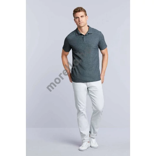SOFTSTYLE® ADULT DOUBLE PIQUÉ POLO