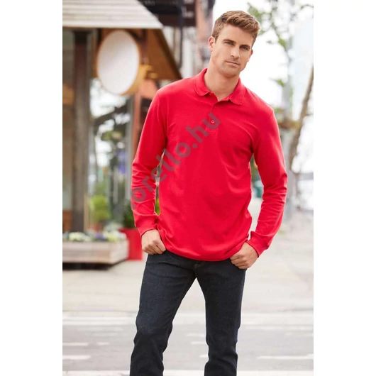PREMIUM COTTON® ADULT LONG SLEEVE DOUBLE PIQUÉ POLO