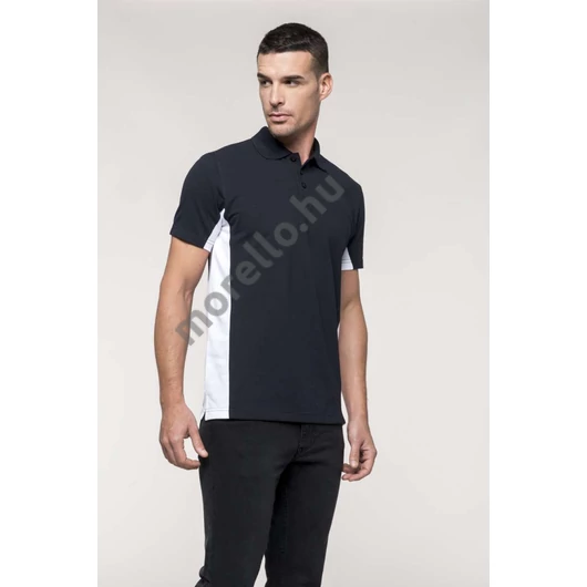 FLAG - SHORT-SLEEVED TWO-TONE POLO SHIRT