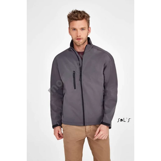 Relax MenˊS Softshell Zipped Jacket