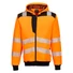Kép 1/4 - Portwest PW3 Hi-Vis zippzáras kapucnis pulóver