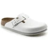 Kép 1/3 - BIRKENSTOCK Boston Super Grip Natural Leather munkavédelmi papucs, szűkített, fehér 35