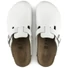 Kép 3/3 - BIRKENSTOCK Boston Super Grip Natural Leather munkavédelmi papucs, szűkített, fehér 35