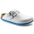 Kép 1/3 - BIRKENSTOCK Kay SL Soft Footbed Natural Leather munkavédelmi  (kifutó modell), szűkített, fehér 35
