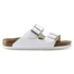 Kép 2/3 - BIRKENSTOCK Arizona SL PROF Birko-Flor munkavédelmi papucs, normál szélesség, fehér 35