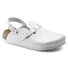 Kép 1/3 - BIRKENSTOCK Kay SL Soft Footbed Natural Leather munkavédelmi  (kifutó modell), normál szélesség, fehér 39