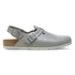 Kép 2/3 - BIRKENSTOCK Tokio PRO Natural Leather munkavédelmi papucs, szűkített, szürke 35