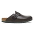 Kép 2/3 - BIRKENSTOCK Boston PRO Natural Leather munkavédelmi papucs, szűkített, barna 35