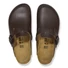 Kép 3/3 - BIRKENSTOCK Boston PRO Natural Leather munkavédelmi papucs, szűkített, barna 35