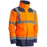 Kép 1/7 - 7KANOXL ÚJ! KANATA 4/1 HI-VIZ NARANCS/KÉK PE KABÁT_XL