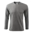 Kép 1/5 - Long Sleeve póló unisex sötétszürke melírozott 3XL