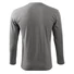 Kép 2/5 - Long Sleeve póló unisex sötétszürke melírozott 3XL