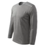 Kép 3/5 - Long Sleeve póló unisex sötétszürke melírozott 3XL