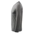 Kép 5/5 - Long Sleeve póló unisex sötétszürke melírozott 3XL