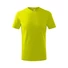 Kép 1/3 - Basic póló gyerek lime 110 cm/4 éves