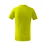 Kép 2/3 - Basic póló gyerek lime 110 cm/4 éves