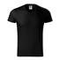 Kép 1/3 - Slim Fit V-neck póló férfi fekete S
