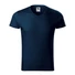 Kép 1/3 - Slim Fit V-neck póló férfi tengerészkék S