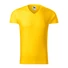 Kép 1/3 - Slim Fit V-neck póló férfi sárga S