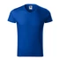 Kép 1/3 - Slim Fit V-neck póló férfi királykék XL