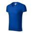 Kép 3/3 - Slim Fit V-neck póló férfi királykék XL