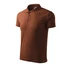 Kép 3/5 - Pique Polo galléros póló férfi csokoládébarna 3XL