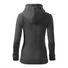 Kép 2/3 - Trendy Zipper felső női acélszürke XS
