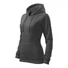 Kép 3/3 - Trendy Zipper felső női acélszürke XS