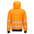 Kép 4/4 - Portwest PW3 Hi-Vis zippzáras kapucnis pulóver