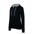 Kép 2/2 - LADIES’ CONTRAST HOODED SWEATSHIRT
